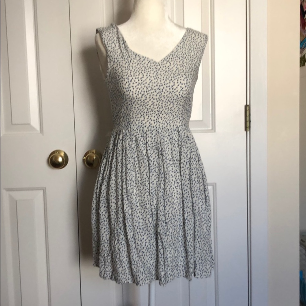 Blue Patterned Dress
